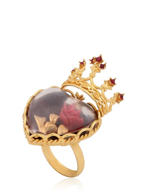 dolce gabbana ring preis|Women's gold rings with gemstone .